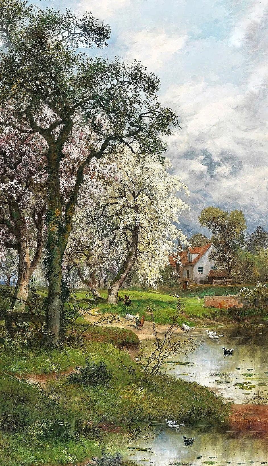 一生只画风景，却惊艳了整个欧洲！世界很甜，因为有你，治愈系风景治愈系风景 春天的