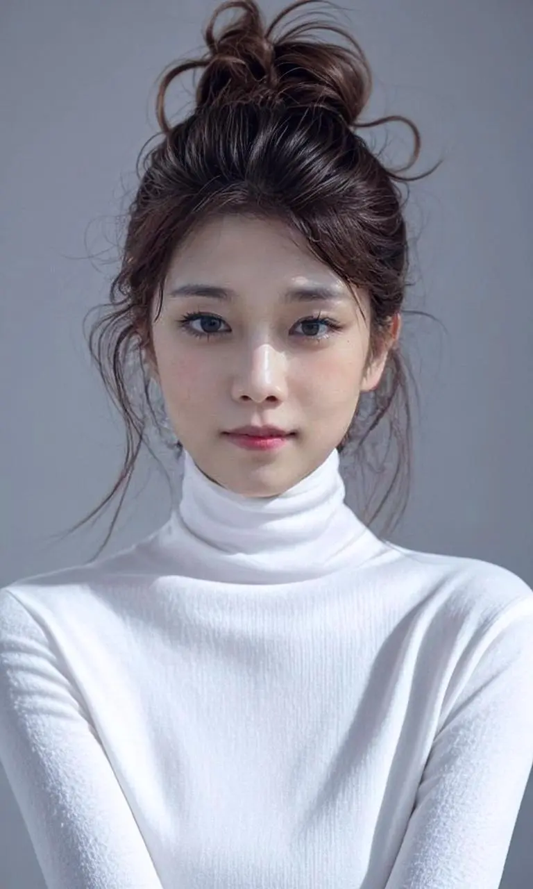 AI白衣优雅女神