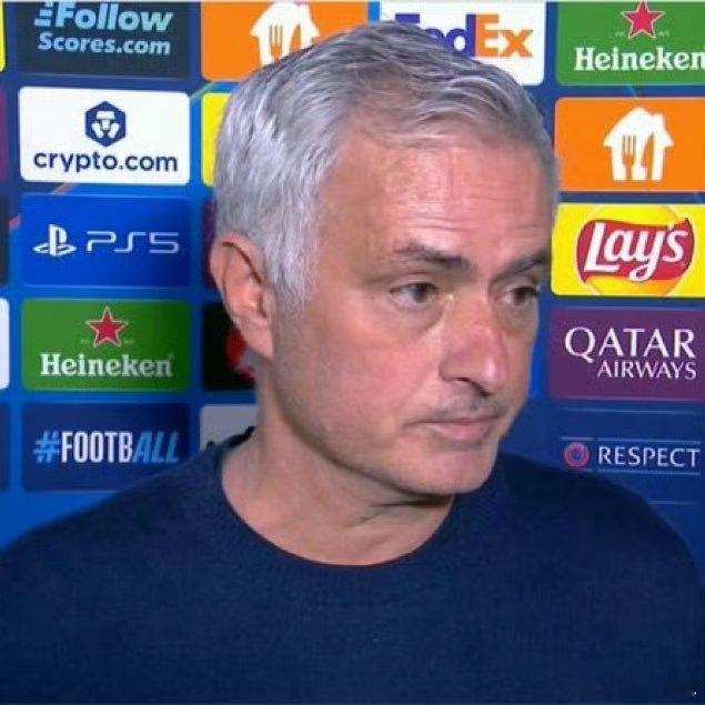 穆里尼奥赛后：“我后悔什么？我和两个人都谈过了，威尼修斯跟我说的是一套，普雷斯蒂