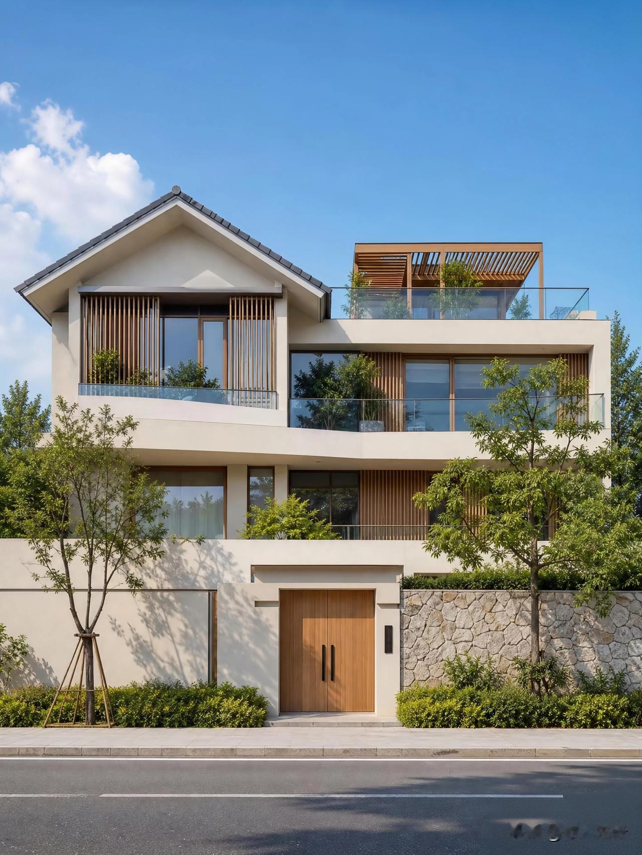 乡村自建房简洁一点会更好，功能布局要做好，满足使用要求，空间感受要求。建筑外观简