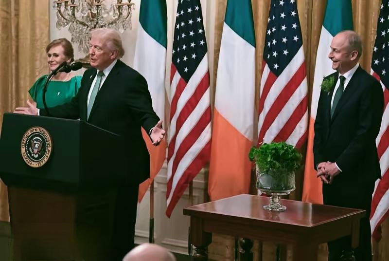 特朗普遭遇耻辱一幕，爱尔兰总理说出了，英国人不敢说的话


3月17日爱尔兰总理