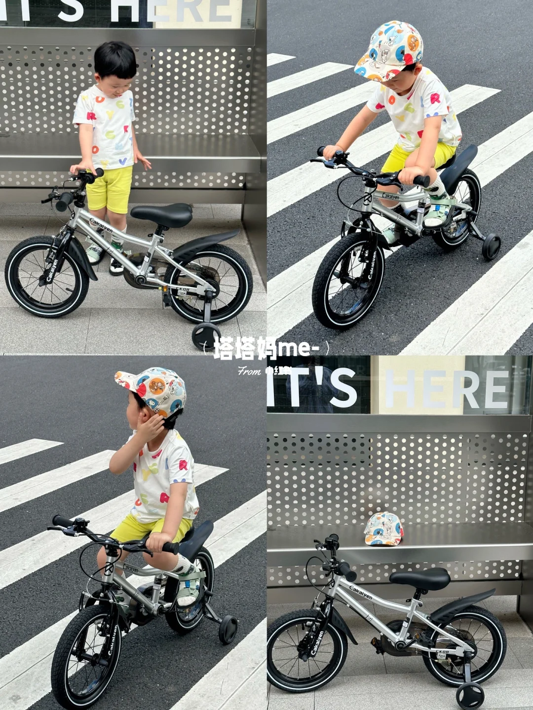 有个小孩哥骑车挠头👮🏻