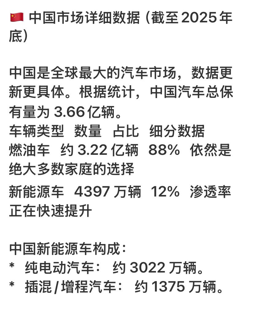 截止2025年数据版既燃油车就算国内市场吗？因为国内新能源国内比较火，还有这么多