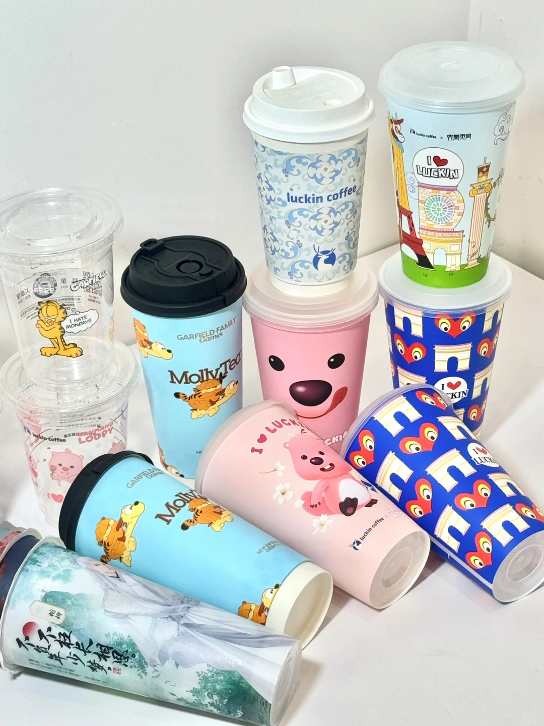 舍不得丢的奶茶杯你们都用来干啥了❕❕