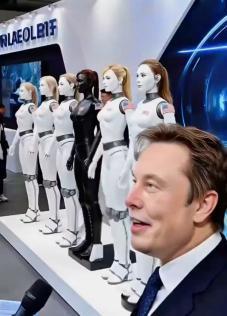 马斯克发出震撼预言，语出惊人！他说：“在未来，世界上或会有300亿-500亿台人