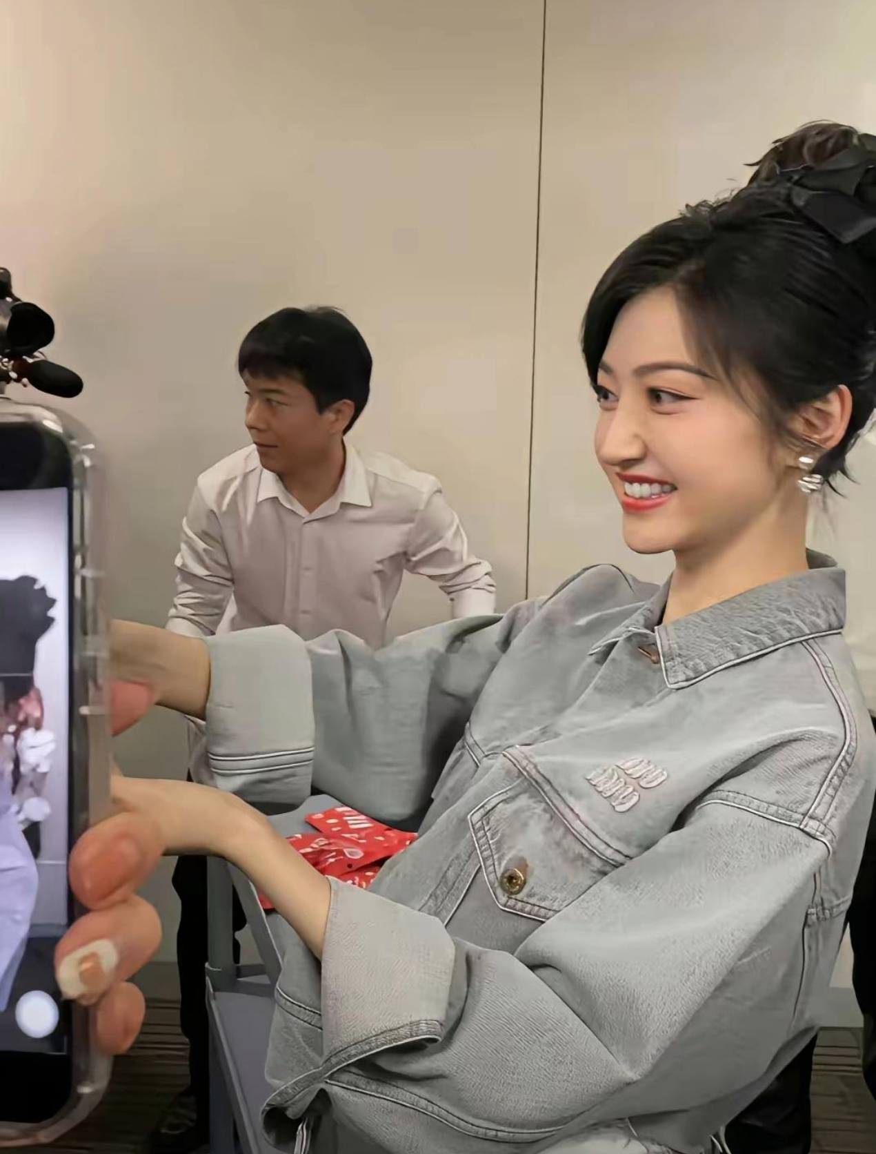 我的妈呀 景甜现实中好恐怖 ​​​