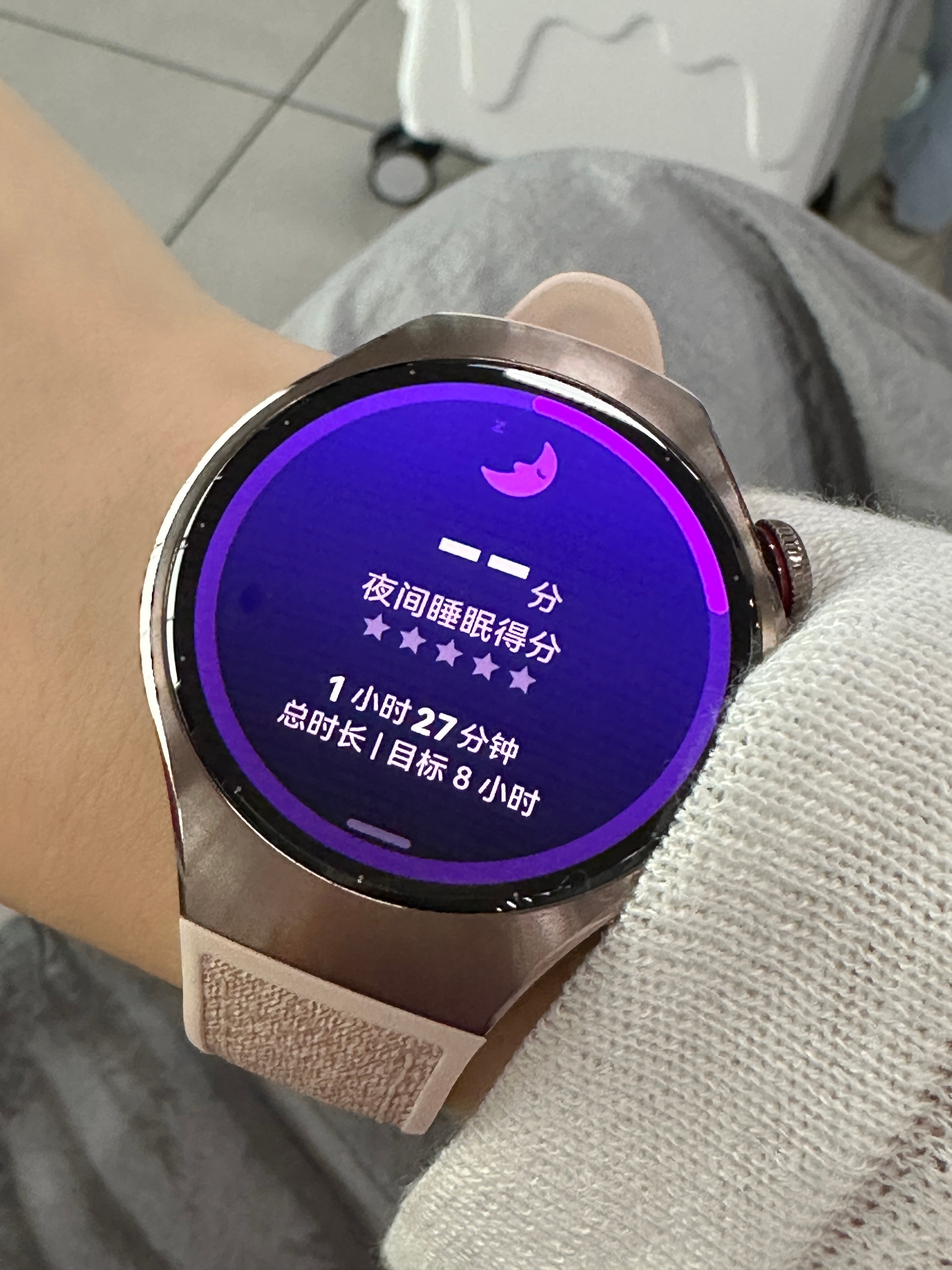 什么意思？我这睡眠时长不配给我打分？ ​​​