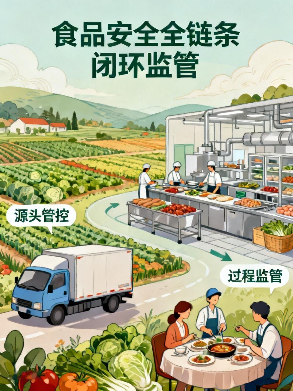 加强食品安全监管需构建“全链条闭环监管、多主体协同共治、数字化技术赋能”的三维体