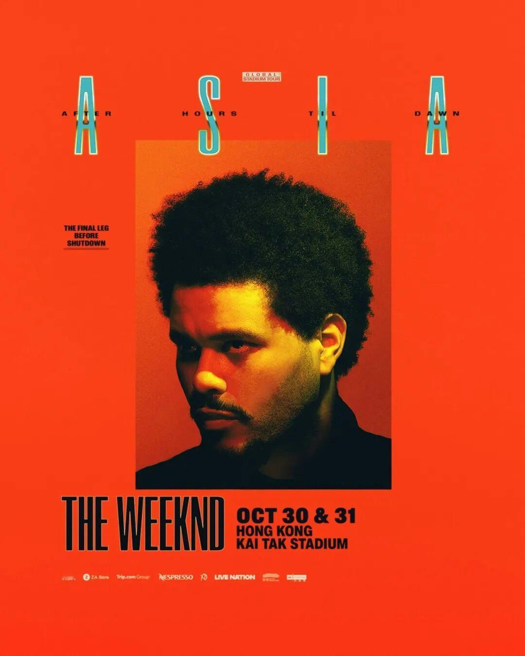 The Weeknd 香港演唱会最高票价 5998 港元，最便宜也要收八百，天王