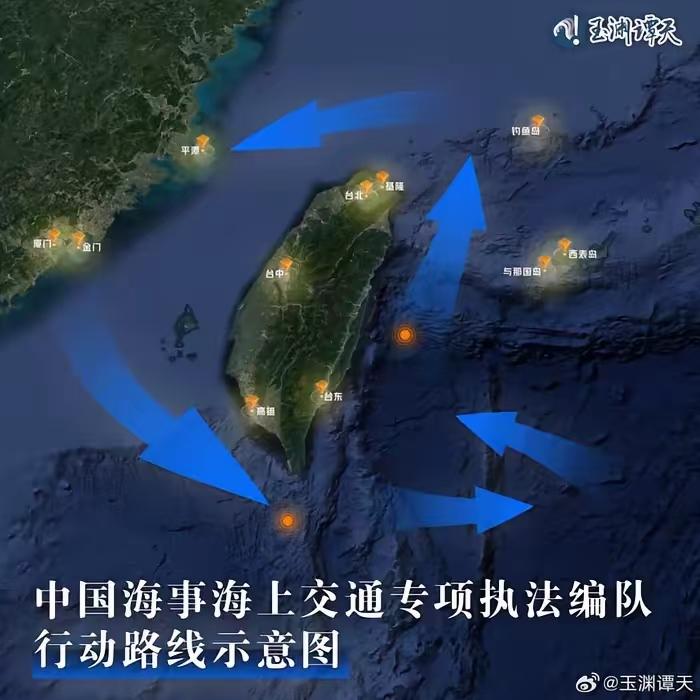 台岛东部也被解放军“关门”了，美国救不了也不愿卷入台海，民进党当局被爆紧急跪求日
