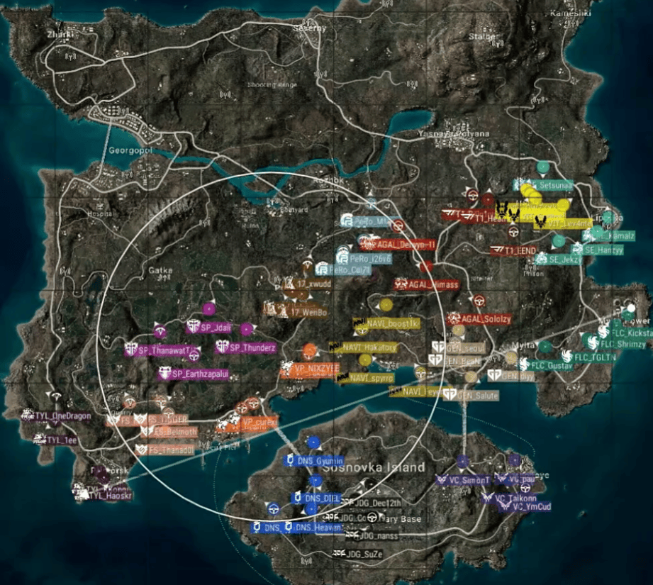 EWC-PUBG小组赛D2R6：NAVI吃鸡