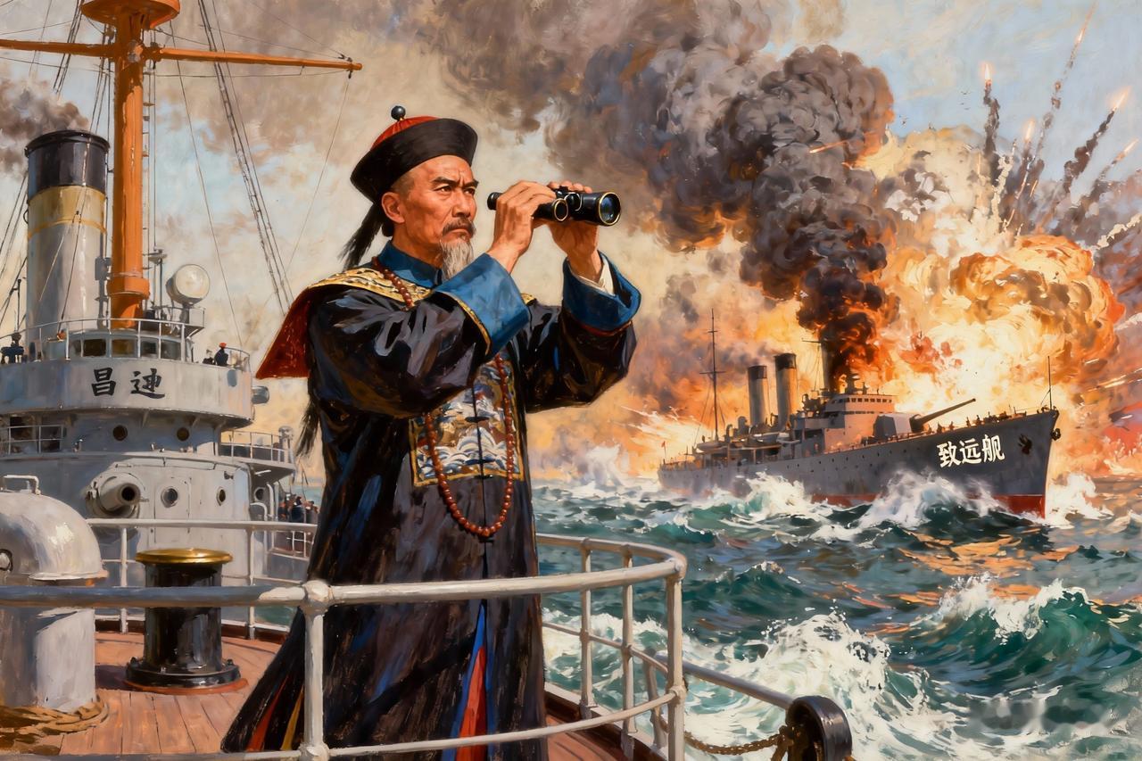 甲午战争失败，李鸿章难辞其咎。北洋水师是他一手打造，可他只惜船舰，坚持“保船避战