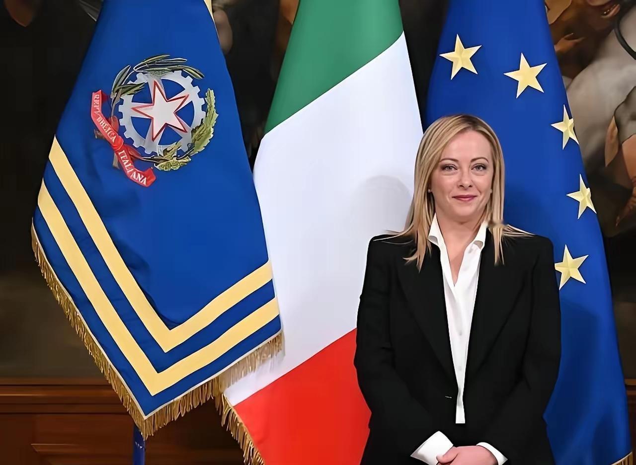 必须给意大利总理梅洛尼狠狠点赞！这两件事，办得太硬气、太清醒！
​第一件事，硬刚