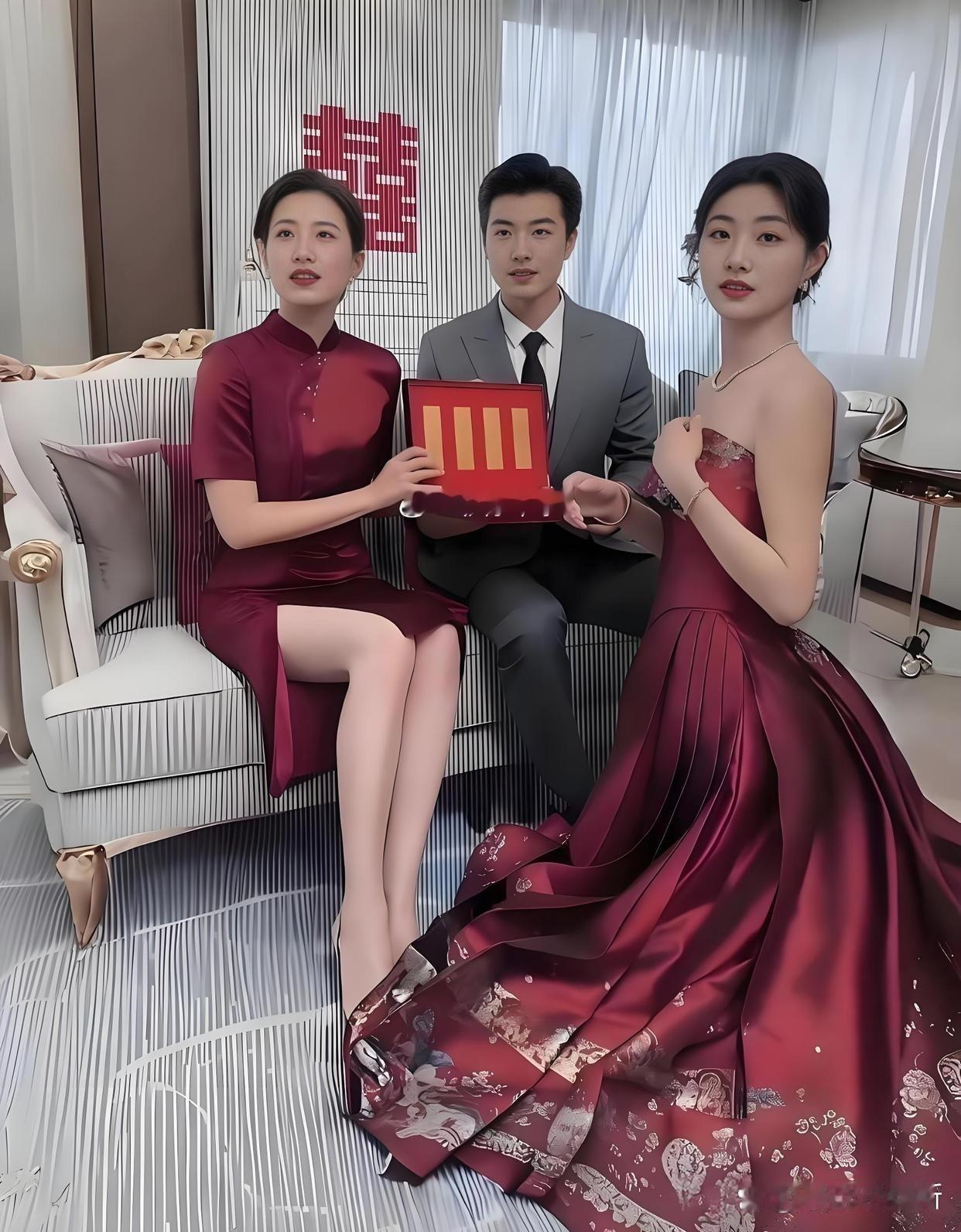 婚礼现场，比儿媳还有排面的婆婆 