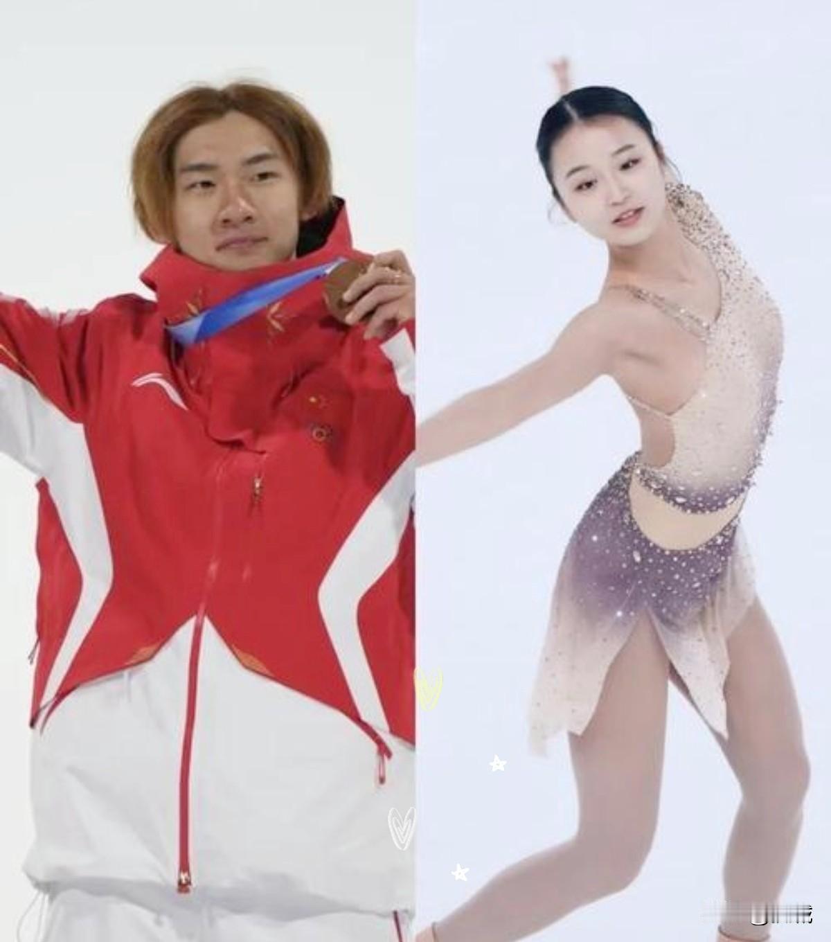 苏翊鸣的女友，2002年出生、身高165cm的她，2022年拿下北大保送资格，如