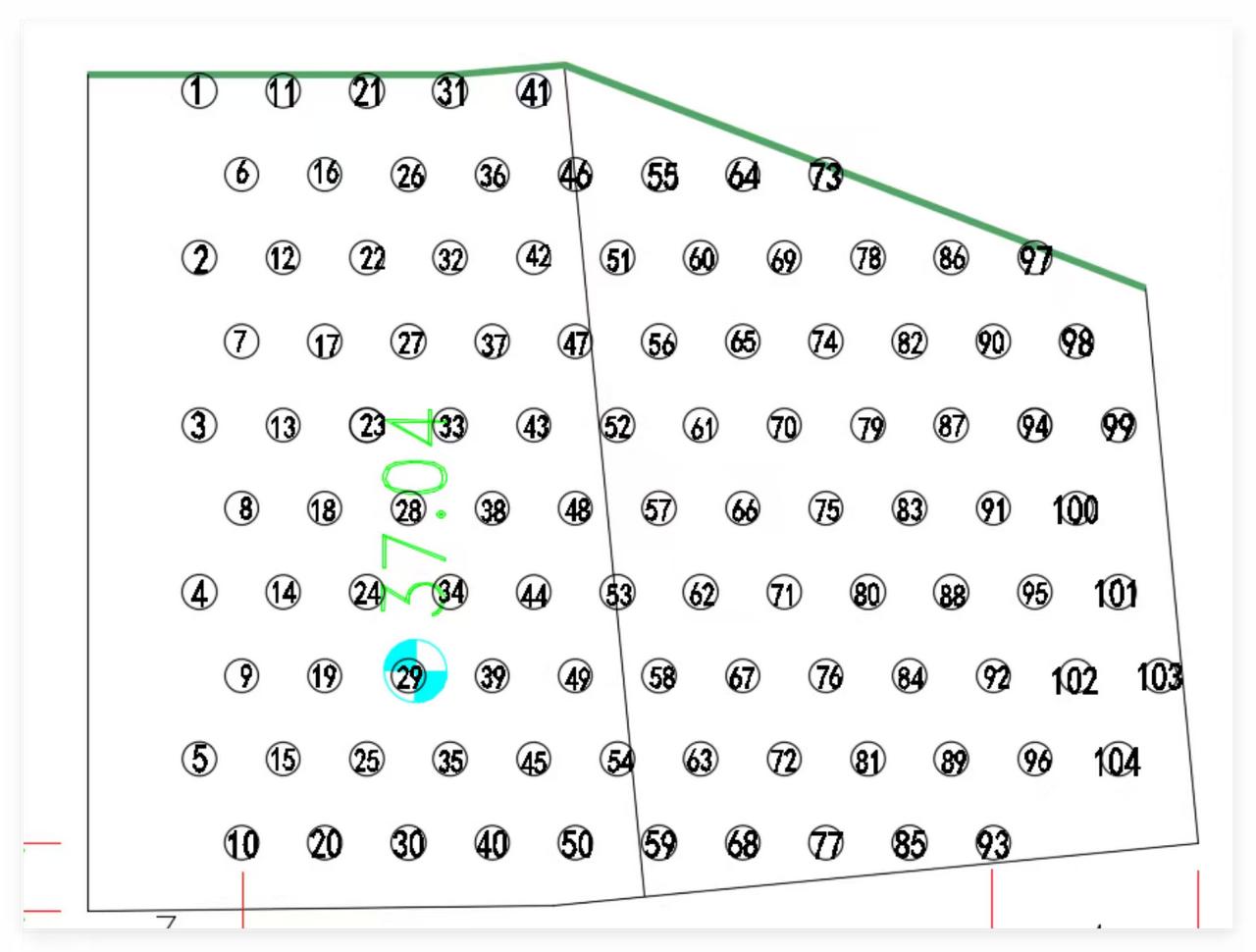 书到用时方恨少，就这一个点位布置图我足足搞了半个小时，如果是大拿我想不会超过15