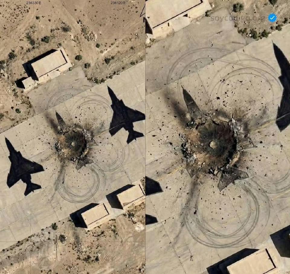 伊朗在机场跑道上作画，画了一排“战斗机”，美军以为是真的，随即发射价值200万美