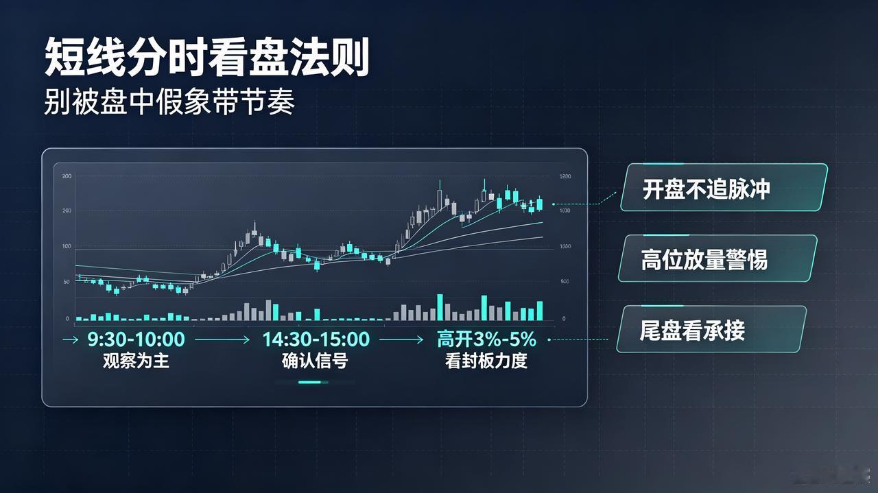 短线看盘：别被分时假象迷惑，看懂资金真实意图
 
不少散户做短线，容易陷入一个误