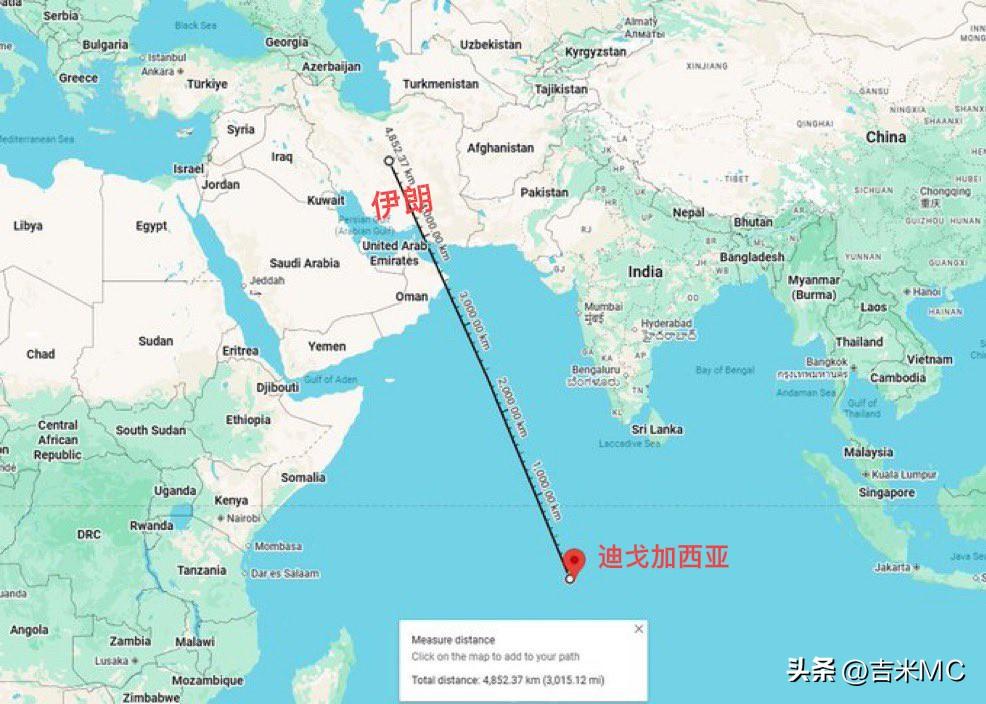 就在英国同意美国使用迪克加西亚军事基地以后，伊朗就用导弹袭击了这个军事基地，虽然