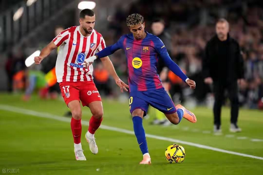 巴萨3-1马竞评分爆冷 20号奥尔莫8.5分力压亚马尔登顶西甲第19轮焦点战，巴
