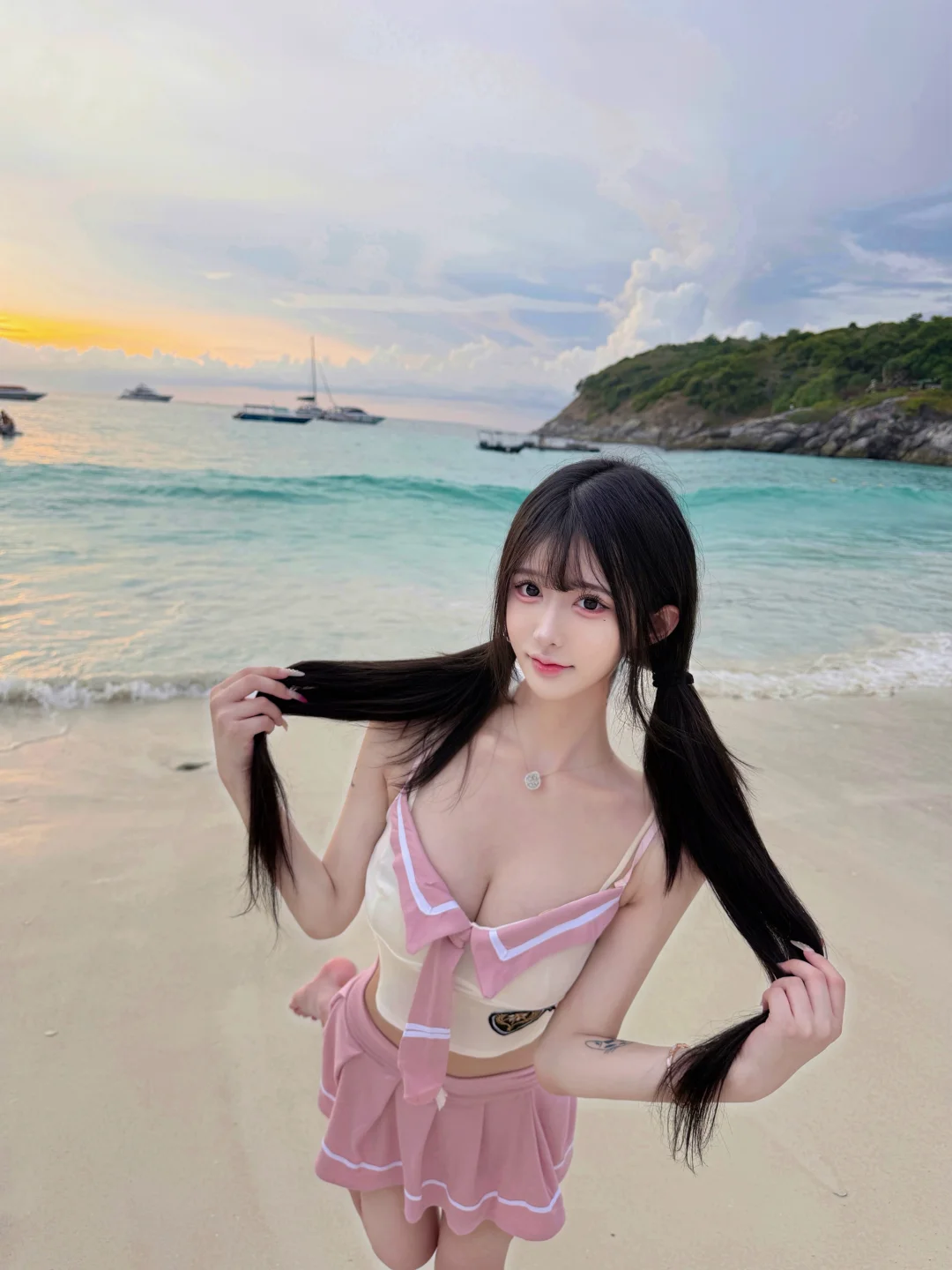 男孩子扎双马尾好看吗