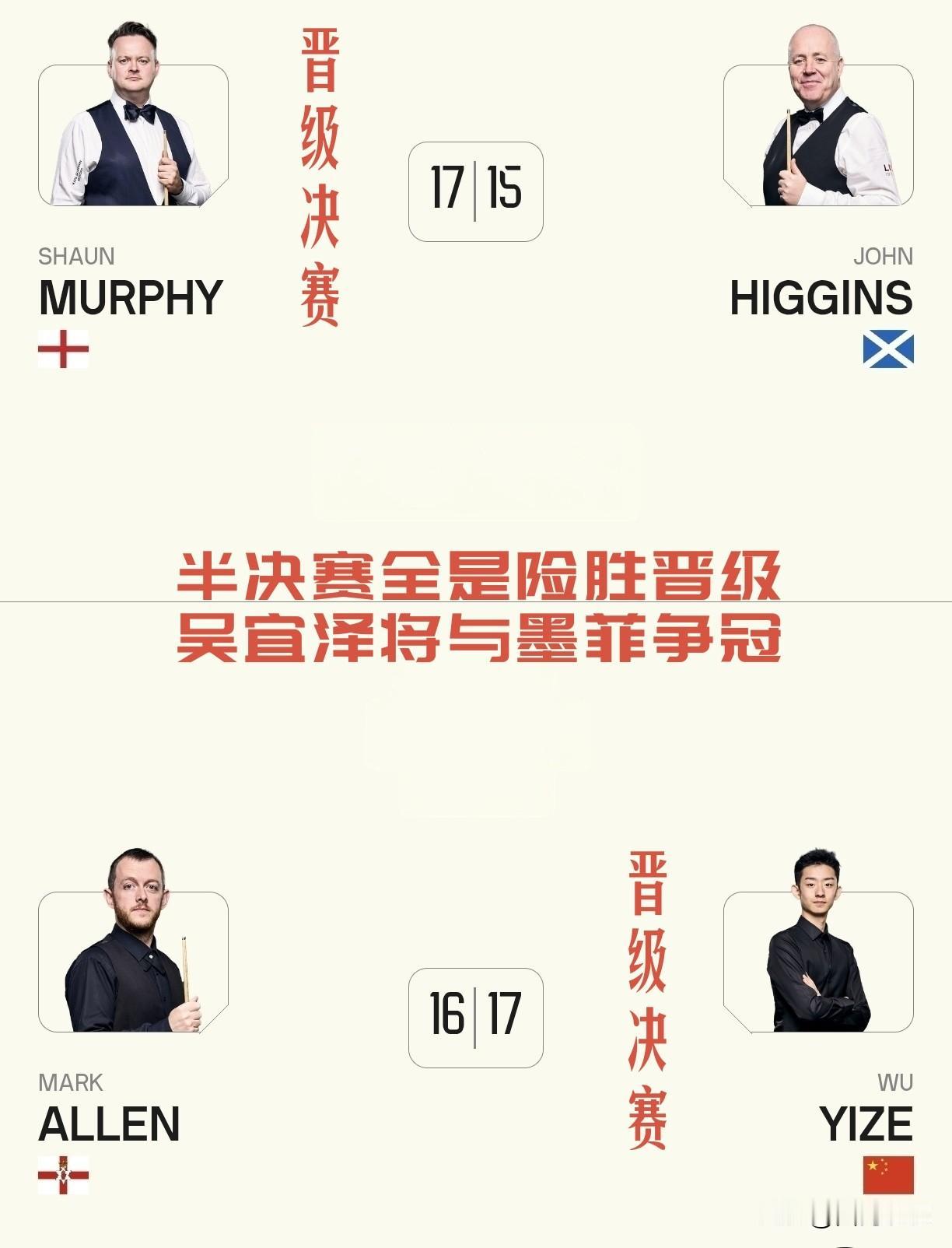 【不多不少不浪费！吴宜泽成为第三位打进斯诺克世锦赛的中国球员！】

昨晚的斯诺克