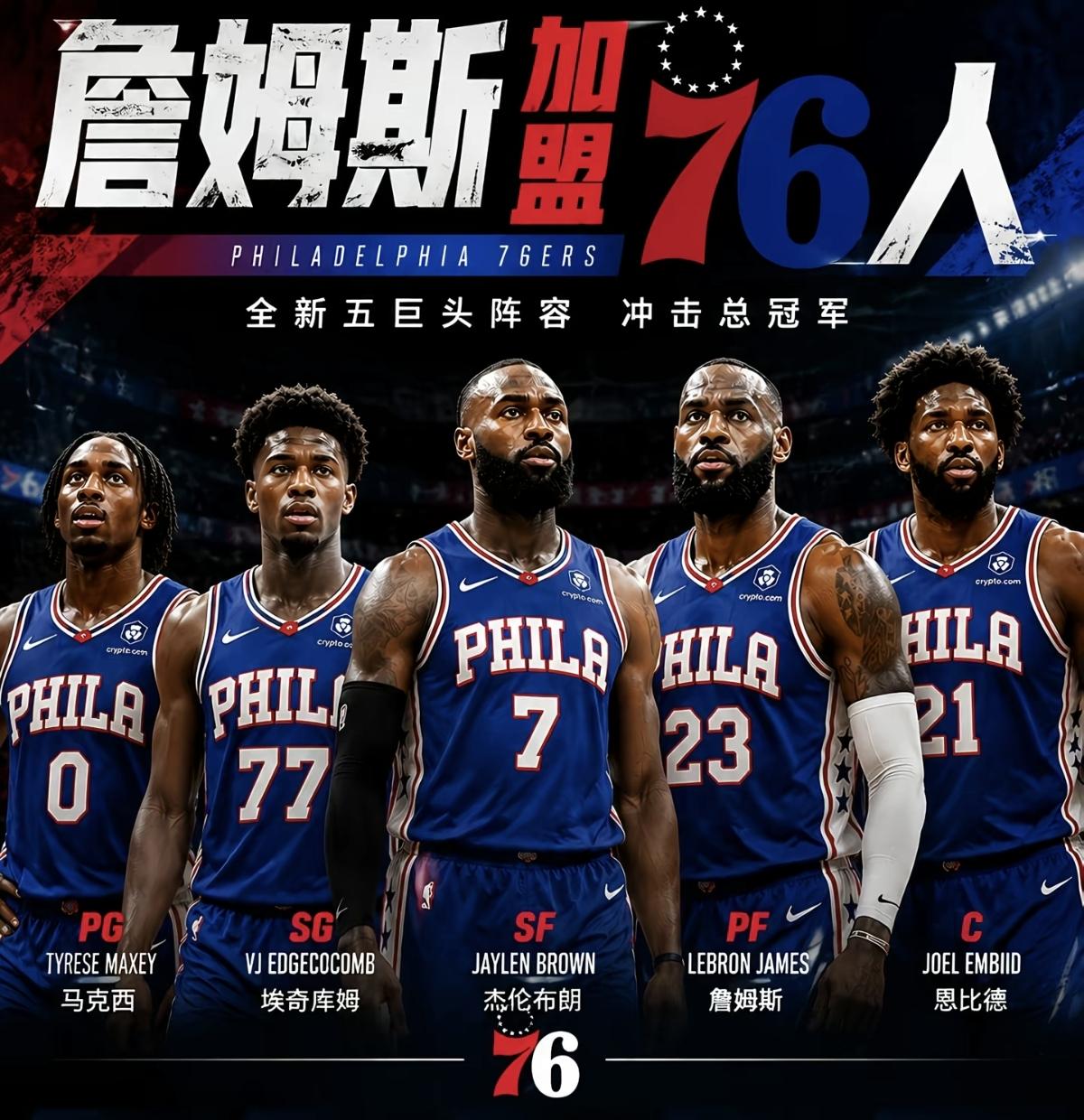 加盟76人毫无益处！却又五大隐患！
我严重怀疑詹姆斯绑定了“震惊系统”！
只有让