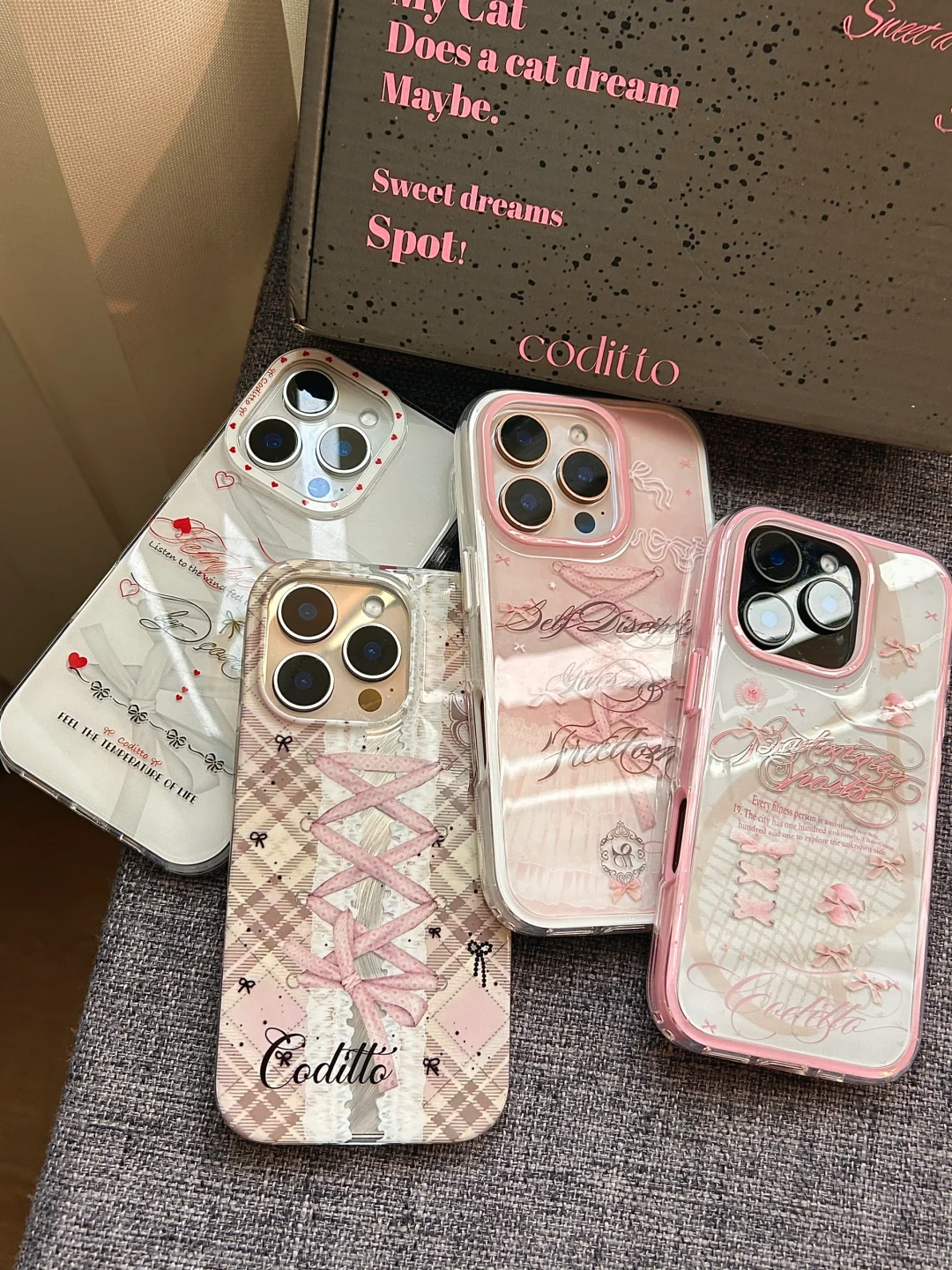 好喜欢这四款ins风氛围感好看的手机壳呀！！！