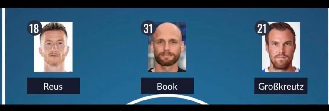 多特蒙德黄黑普鲁士 此前红白埃伦某场联赛首发