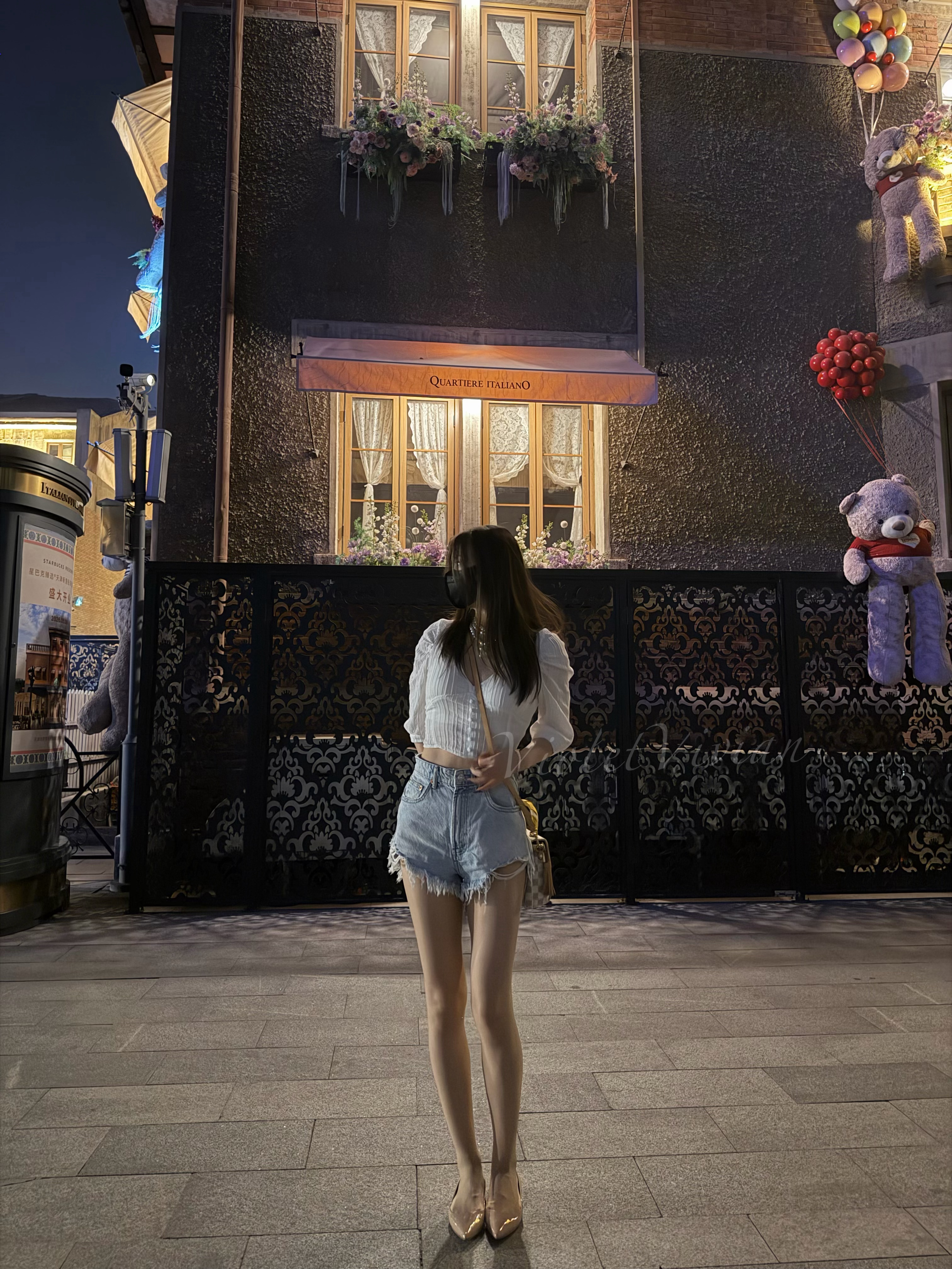 violetvivianootd今天穿什么 夏至日的夜晚