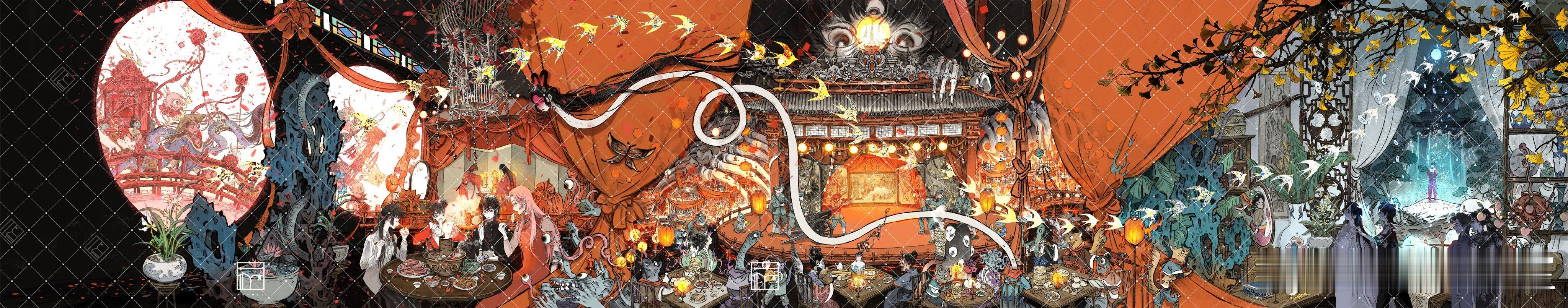 Rosmei：《红白囍》英文版全三册封面图透 