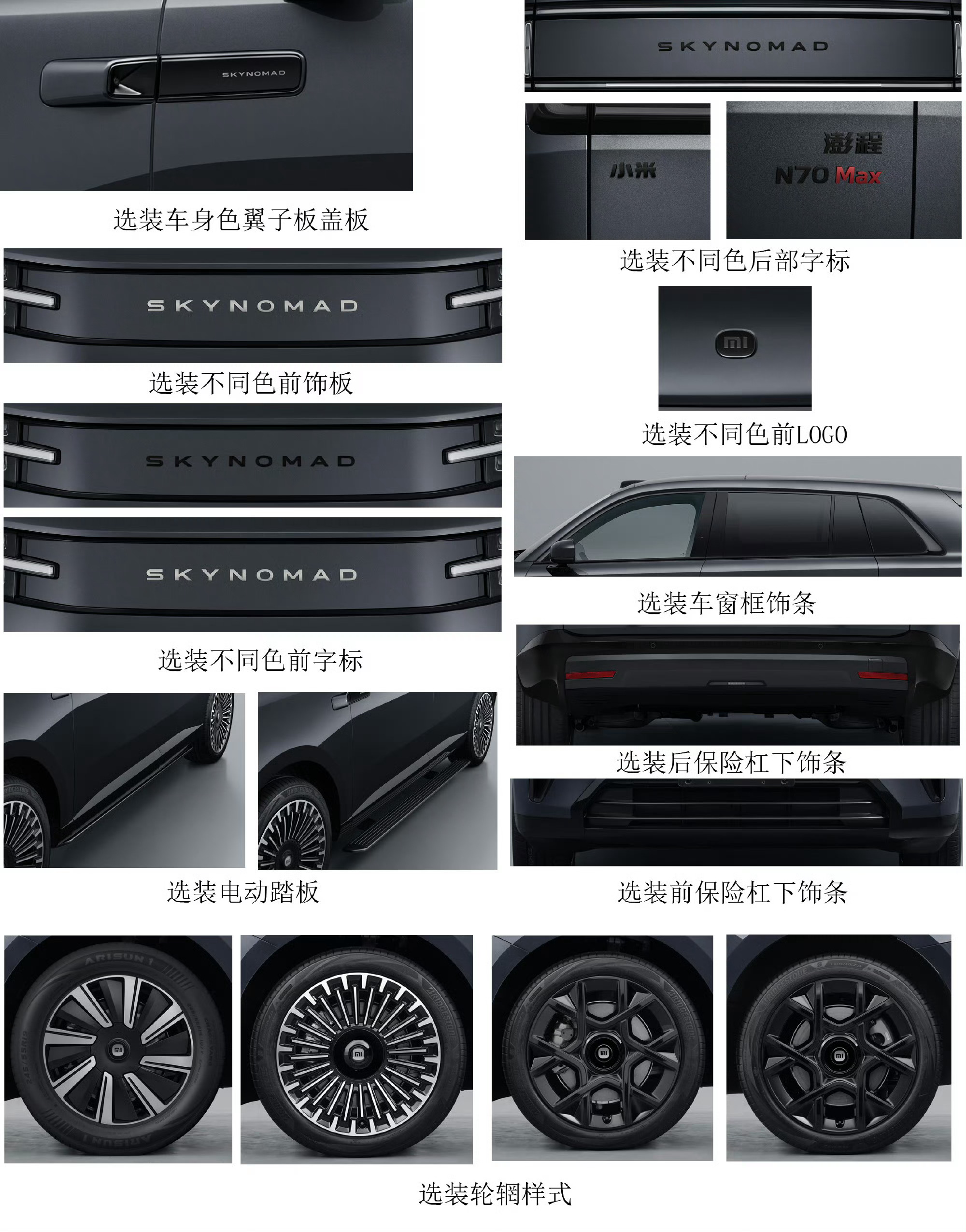 工信部发布小米澎程产品公告工信部刚更的新车公告，小米澎程一次性申报了四款车：N7