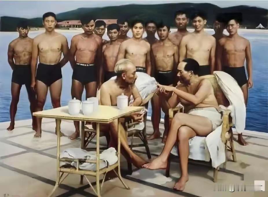 我敢打赌: 和毛主席交谈的这位老人，没有多少人能认岀他是谁。不信您就猜一猜，看看