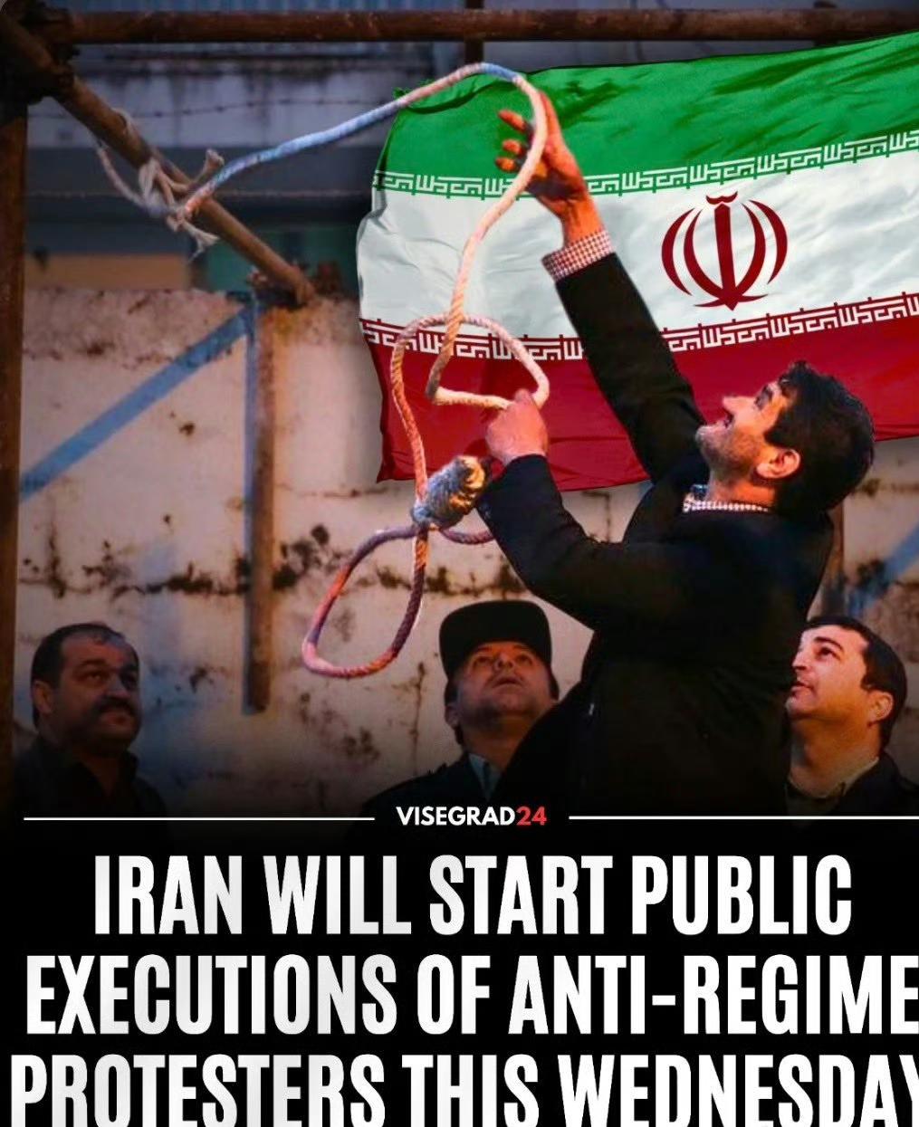 快审快判：48小时内即将开始对抗议者执行死刑。  
26岁的埃尔凡·索尔塔尼（E