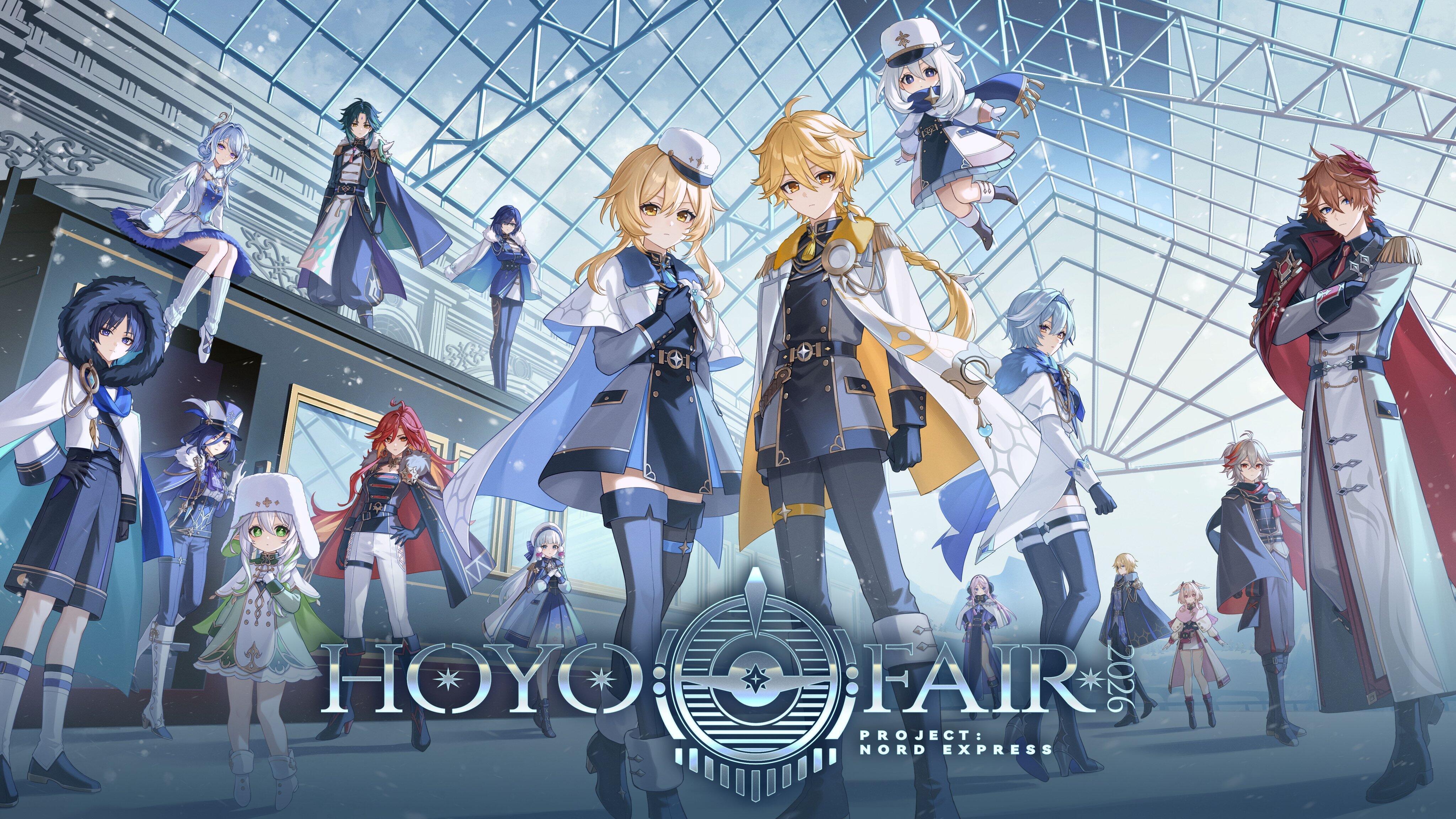 原神[超话]原神至冬原神HoYoFair2026主视觉图公开，至冬风格 ​​​