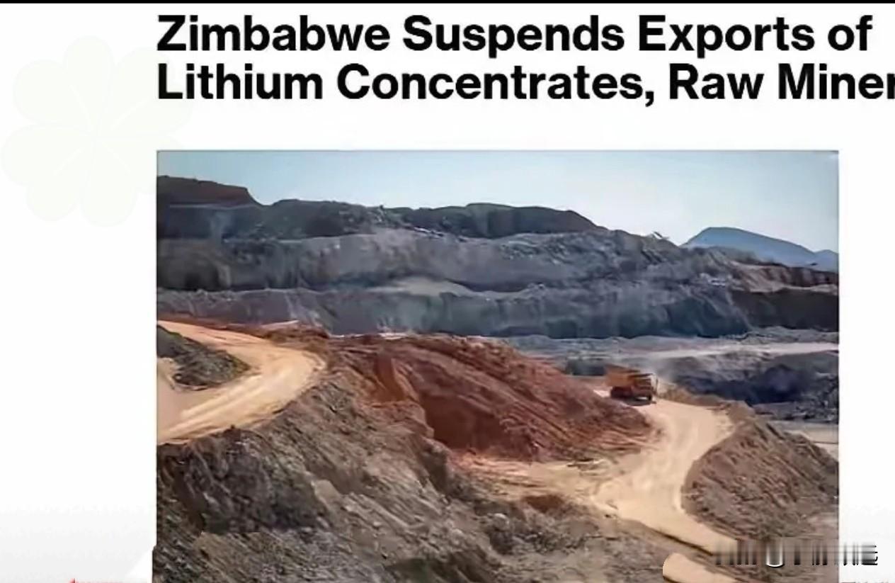 津巴布韦这招“关门打狗”，属实是狠。

锂精矿禁止出口，即刻生效。

连个缓冲期