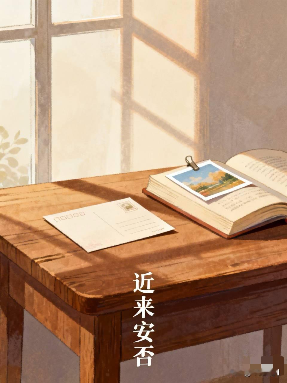 晨光微熹｜心怀暖意，接纳世间留白

整理抽屉，翻出一张未曾寄出的明信片。

空白