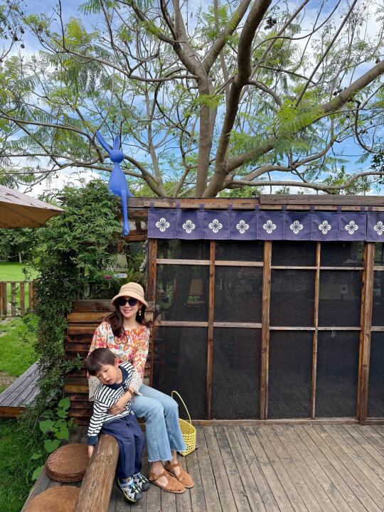 在美到失语的农场咖啡厅拓染🌼🍃☀️🌹