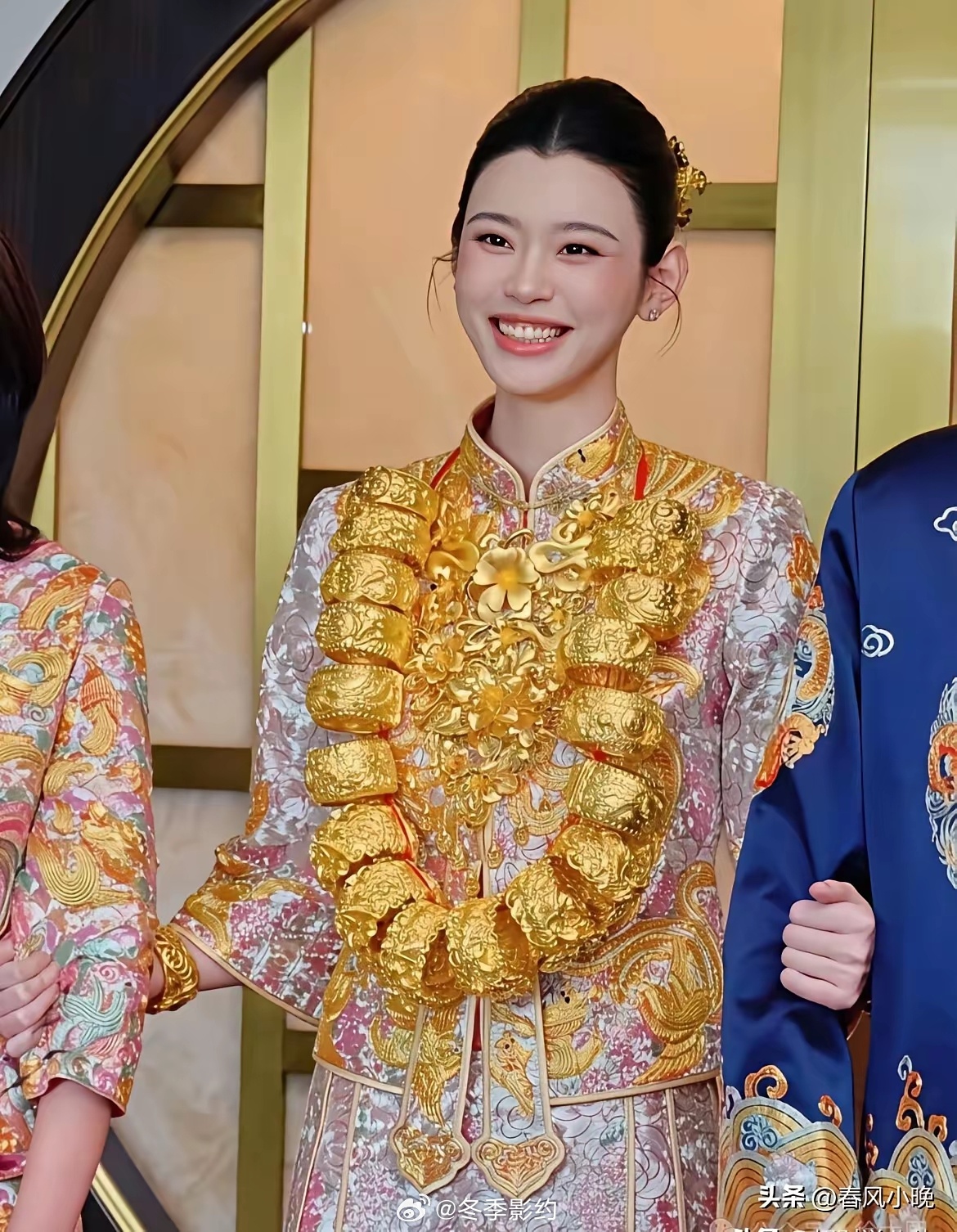 真的是有钱人不断的刷新我的三观。奚梦瑶和何猷君办完西式婚礼没几个月，又办了一次中