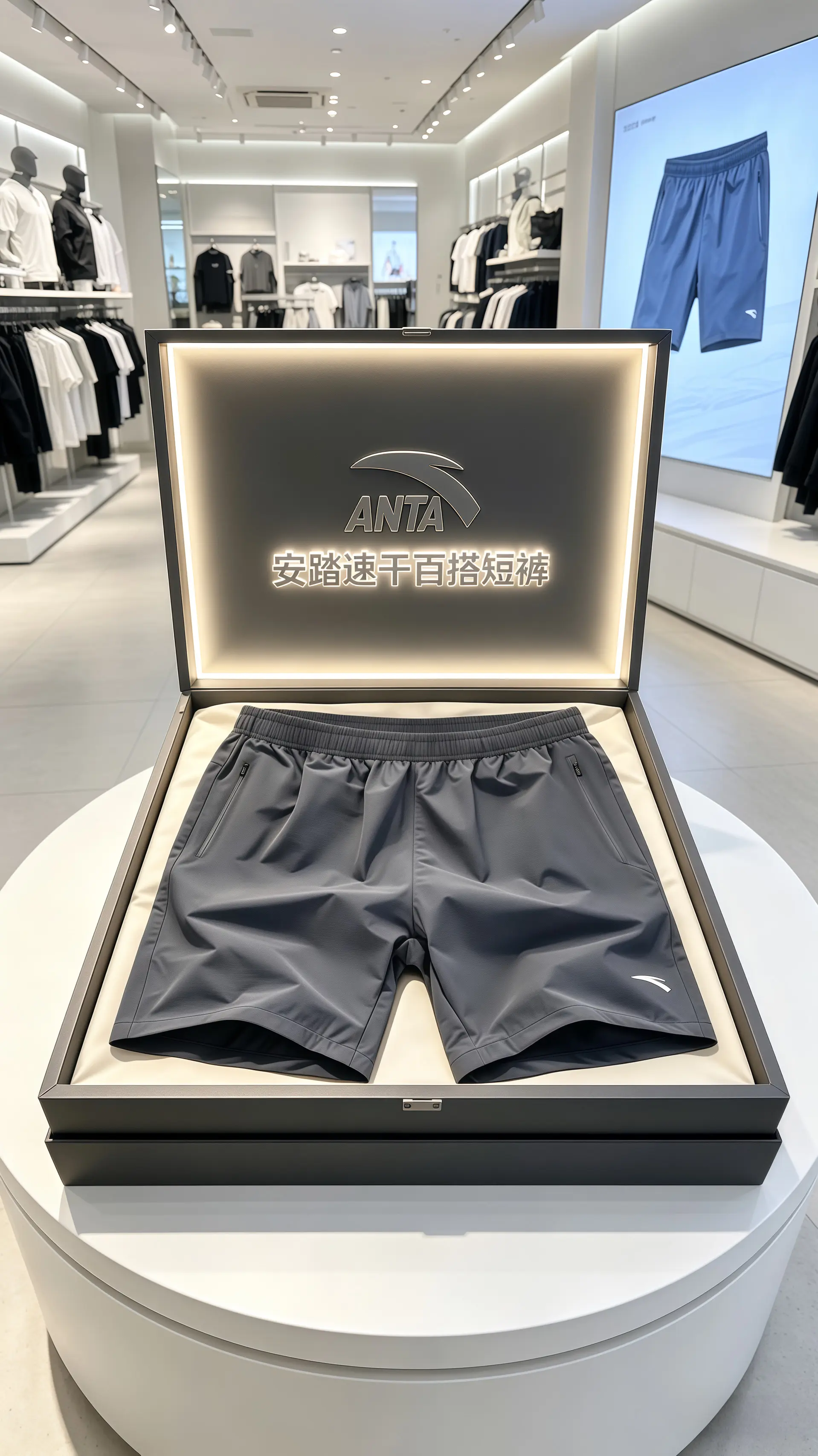 安踏男士速干短裤，夏天穿太爽了！😎。✨ 品牌正品有保障，品质完全在线...