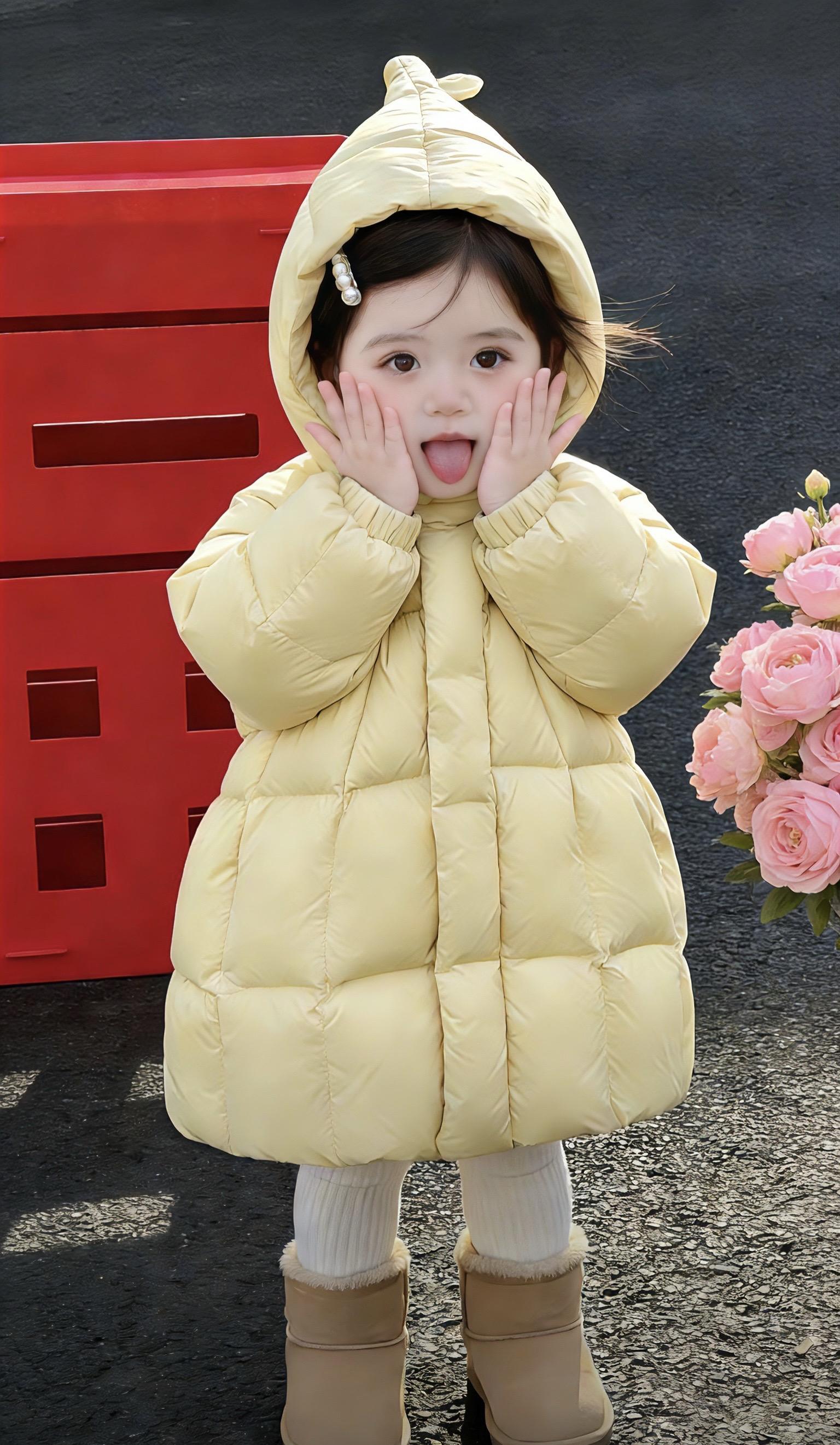 高品质童装童装羽绒服女童穿搭 这个冬天不怕冷儿童羽绒服