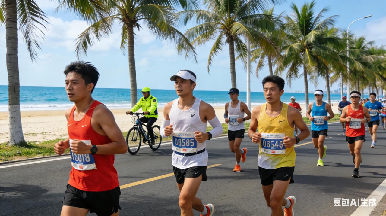海口马拉松赛场上，一群老人竟集体哄抢补给用水！有人甚至推着自行车来装水，志愿者上
