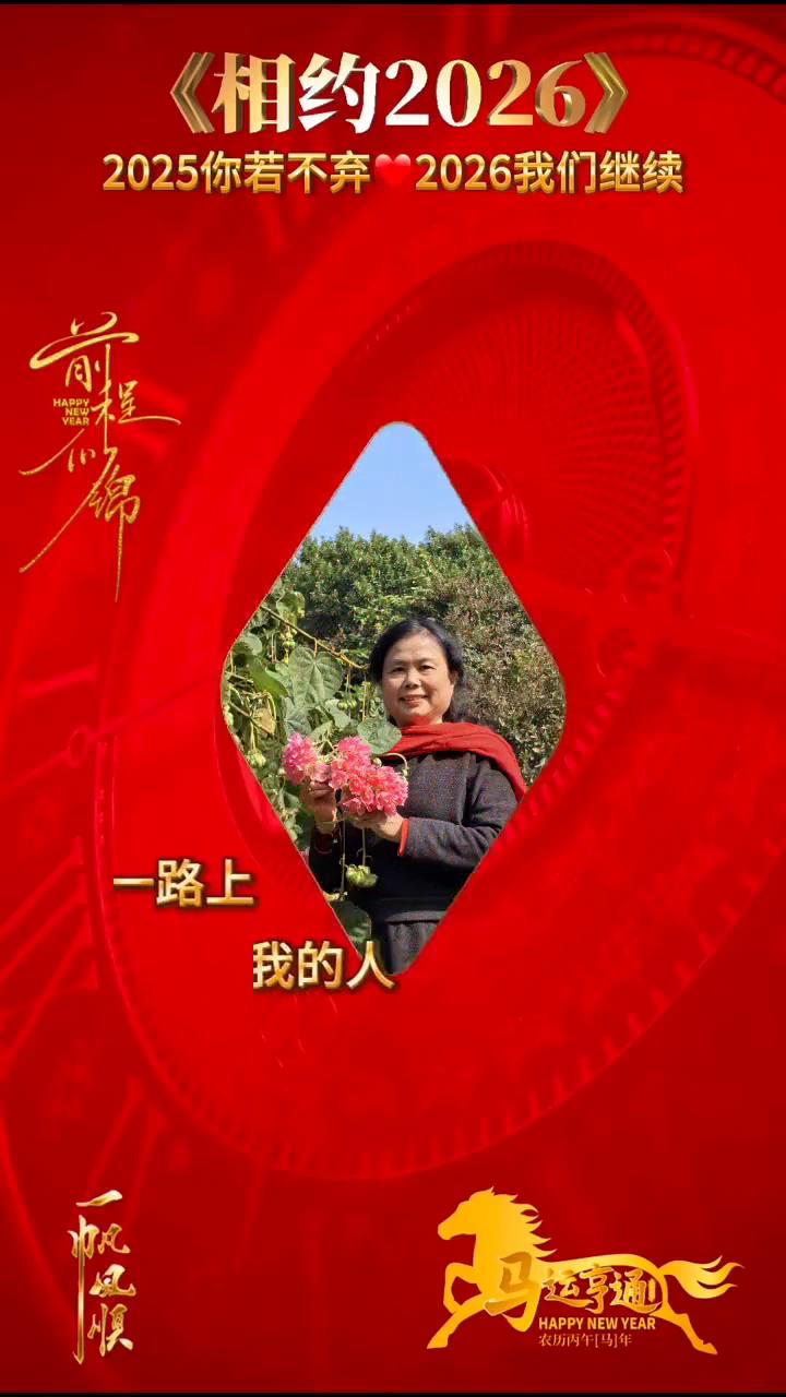 2025你若不弃，2026我们继续。
农历内午，2026正向我们走来。感恩一路上