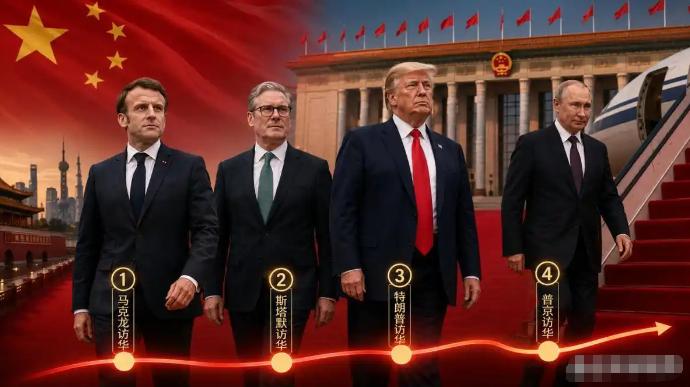 从去年到现在，这些离开中国访问回国的西方政要，现在是一个接一个的在不同场合挑衅中