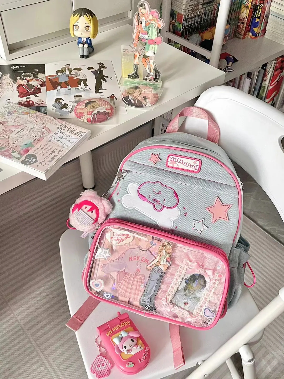 这个双肩包是再饭了是吗？！