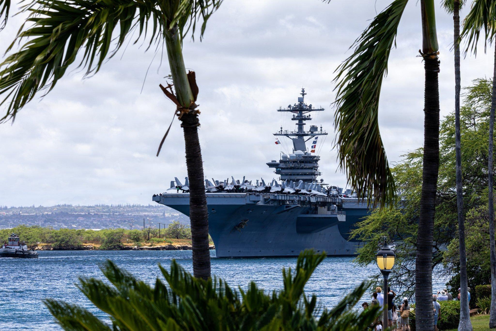 全球武器装备盘点每天认识一件兵器烽火问鼎计划 2026年7月7日，尼米兹级航空母