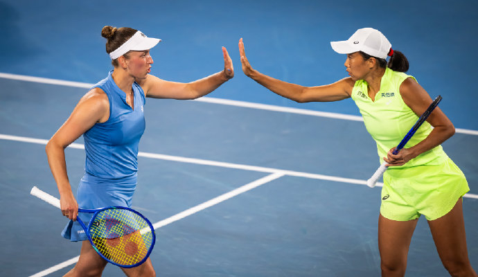 张帅组合救4赛点进迈阿密四强  不得不说帅姐真的是逆风战神！WTA1000迈阿密