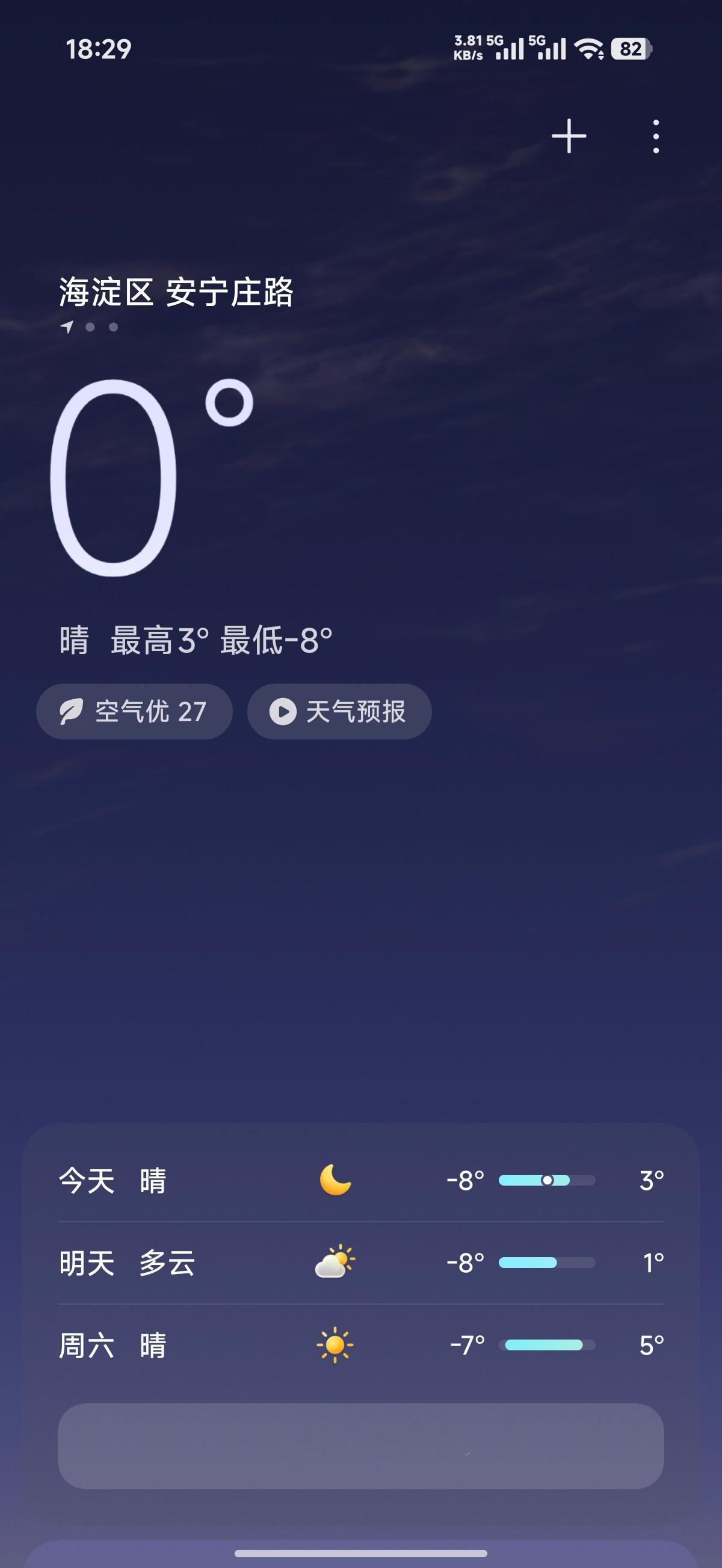 感觉北京温度挺高的，衣服穿多了，应该穿我那薄夹克来的，一套羽绒服全程脱下来抱着走