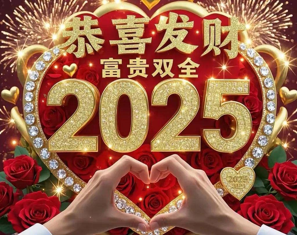 爆竹一声除旧岁，桃符万户迎新春。
      2025，身体健康，心想事成，万事