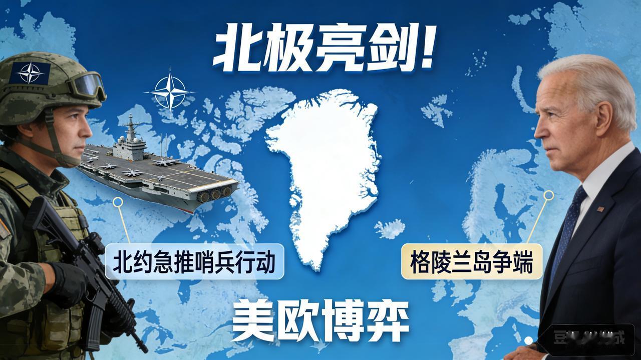 北极亮剑！北约急推哨兵行动，格陵兰岛争端引爆美欧博弈
 
北约启动“北极哨兵”行
